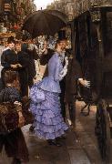 James Tissot La Demoiselle D'Honneur (The Bridesmaid) (nn01) Sweden oil painting artist